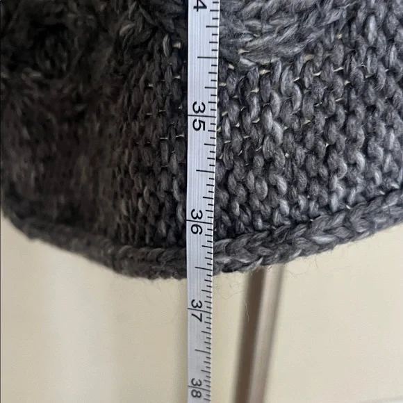 a.n.a Charcoal Knit Open Cardigan - Picture 9 of 13